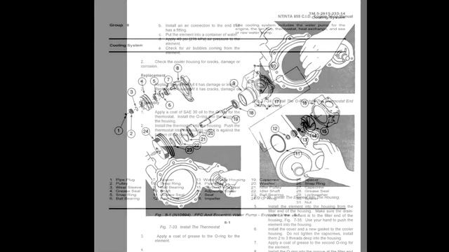 Cummins NTA 855 Engine - Service Manual / Repair Manual