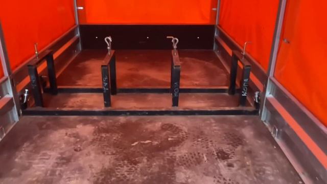 Лучшее крепление в прицеп для перевозки трёх эндуро мотоциклов . смотреть онлайн