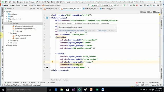 ViewStub In Android Programming смотреть онлайн