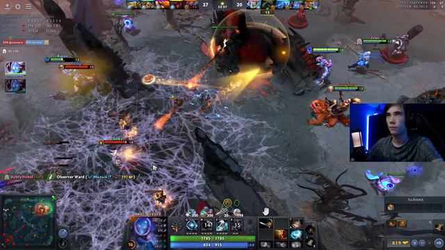 Дедодед ИЗО ВСЕХ сил ПЫТАЕТСЯ ПОБЕДИТЬ БРУДОПИКЕРА! ВЕЛИКАЯ ПОБЕДА!? Лучшее Qeqoqeq дота 2!