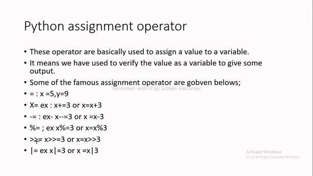Python Operators and it's type || Python modules Operators смотреть онлайн