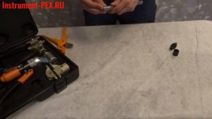 Пример работы с гидравлическим инструментом PEX-3 для труб из сшитого полиэтилена 16-32 мм