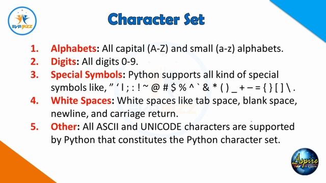 Python Character Set | what is character set | смотреть онлайн