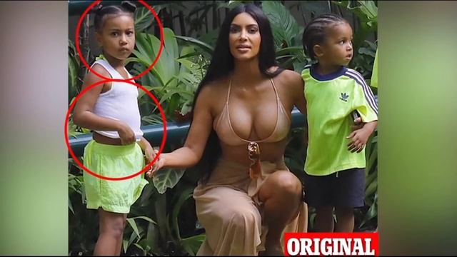 Did Kim Kardashian photoshop daughter North to look thinner? смотреть онлайн
