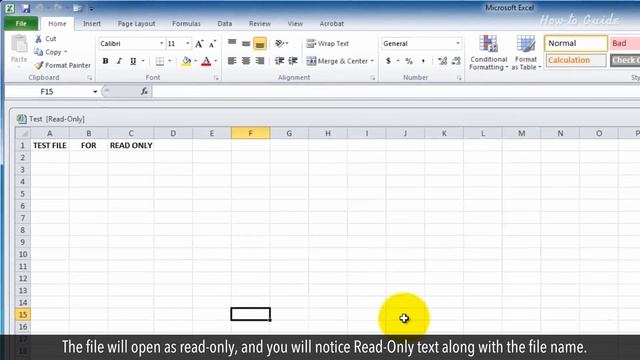 How to Change an Excel Sheet from Read Only смотреть онлайн