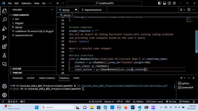 Build Your Own CODE-LLAMA 7B GGUF Model powered Gradio App for Coding: Runs on CPU #ai #llm смотреть онлайн