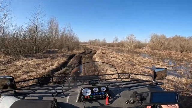 Квадроцикл росомаха по затопленным лугам? смотреть онлайн