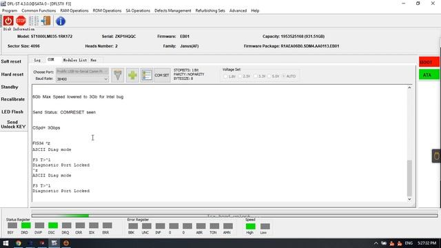 How to Edit SN and Reset Smart for Seagate New HDD ST1000LM035 смотреть онлайн