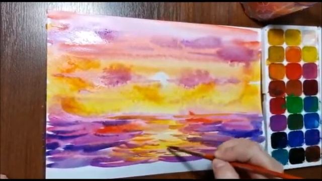 мастер -класс "Рисуем море" смотреть онлайн