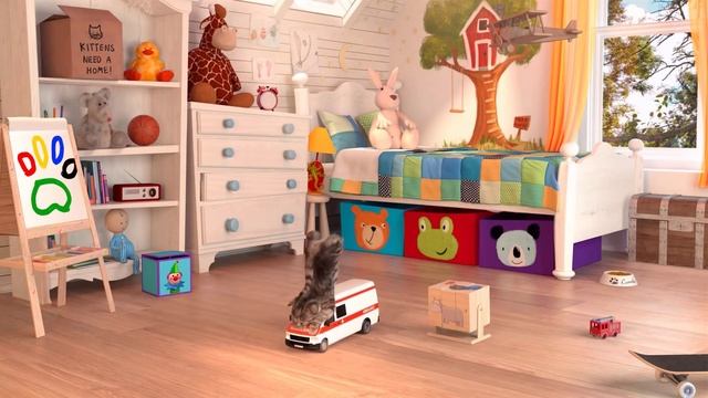 Little Kitten My Favorite Cat Pet Care - Learn Colors Games Fun Mini Cartoon Games For Kids Childre смотреть онлайн