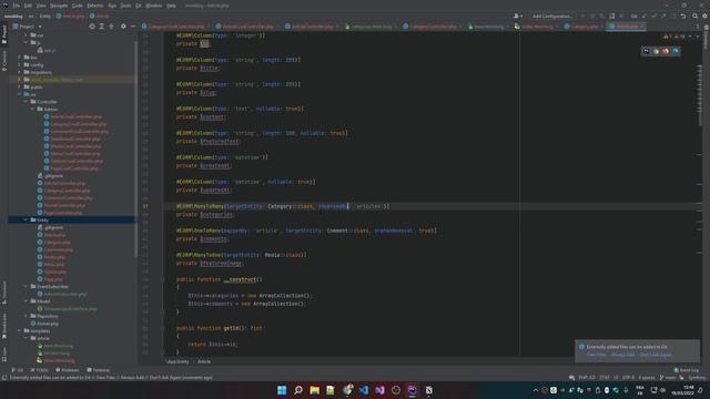 Créer un blog avec Symfony 6 - 05 - Création du système de catégories смотреть онлайн