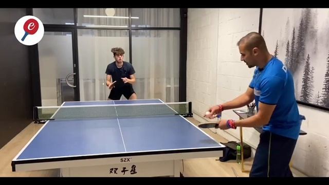 Table tennis - Timing points for 3rd & 5th ball attack forehand смотреть онлайн