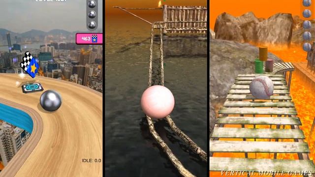 Going Balls Vs Rollance Adventure Balls Vs Extreme Ball Balancer 3D - Super Realistic Balls Race