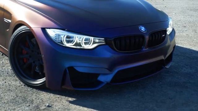 SSR Performance BMW M4 Wrapped in Avery Rushing Riptide Color Changing Film!!! смотреть онлайн