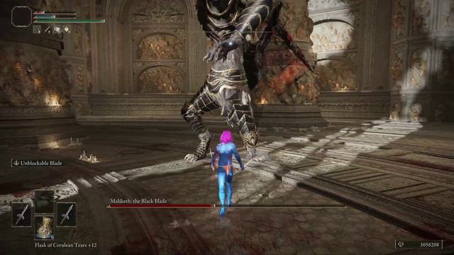 Elden Ring - Beast Clergyman/Maliketh the Black Blade with only Coded Swords [level 1, ng+7] смотреть онлайн
