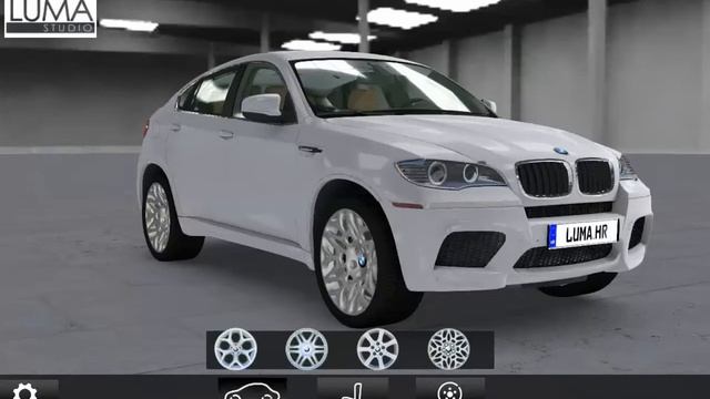 Luma Studio - BMWx6 3D Configurator