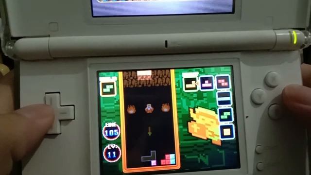 Playing Tetris DS Standard Marathon Full -- Nintendo DS Lite смотреть онлайн