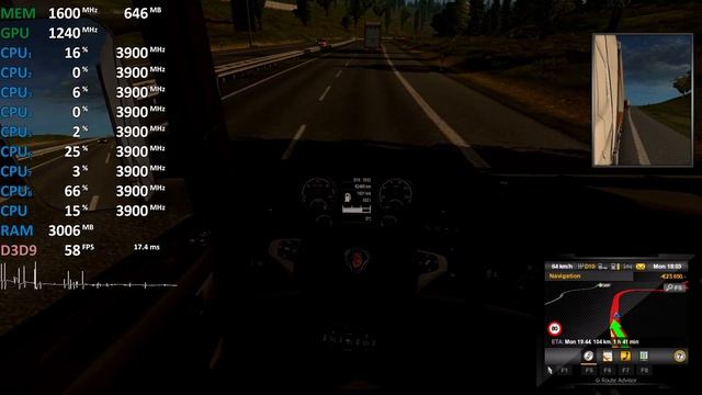 Ryzen 5 2400G Review Euro Truck Simulator 2 Gameplay Benchmark Test смотреть онлайн