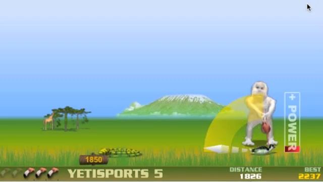 Прохождение игры Yetisports 5 Flamigo Drive - 3379 смотреть онлайн