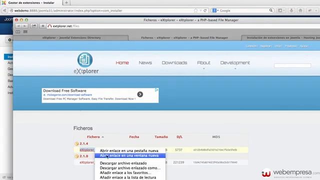 Ayuda Joomla 3 - Gestor de Extensiones - Instalación Actualización смотреть онлайн