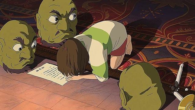 *Унесённые призраками* аниме, мультфильм, фэнтези, приключения, семейный смотреть онлайн