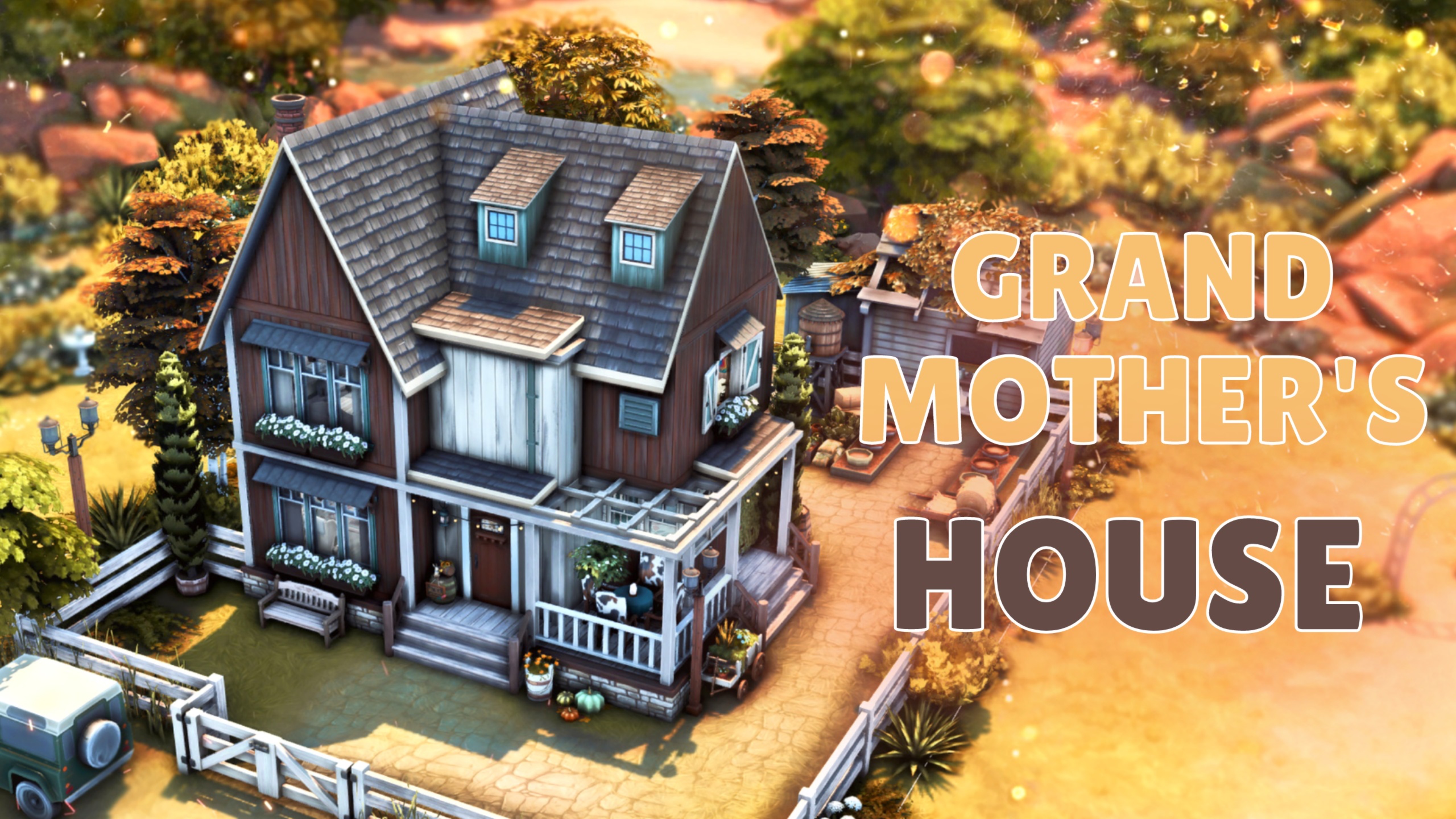 Дом бабушки Симс 4 | Строительство | Grandma's House The Sims 4 | NO CC