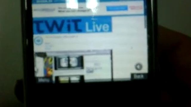 Justin.tv en Nokia E72 смотреть онлайн