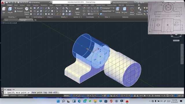HOW TO DRAW THE BUSHED BEARING IN AUTOCAD FULL VIDEO IN TAMIL@SRINATHEESHS #autocad #srinatheesh смотреть онлайн