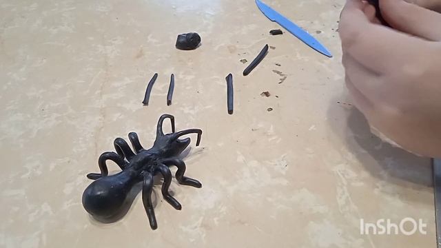 как слепить муравья из пластилина ??? #муравьи #самоделки смотреть онлайн