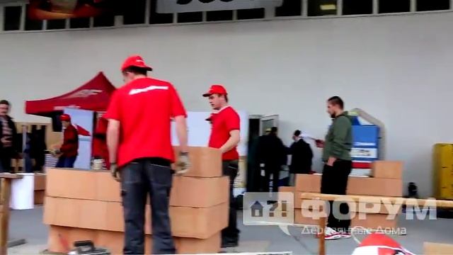 Монтаж дома из Поротерма Porotherm смотреть онлайн