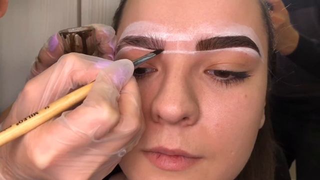 Оформление бровей хной смотреть онлайн