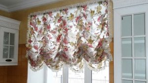 Короткие Шторы для Кухни. Модные шторы (2019-2020) для Маленького Окна