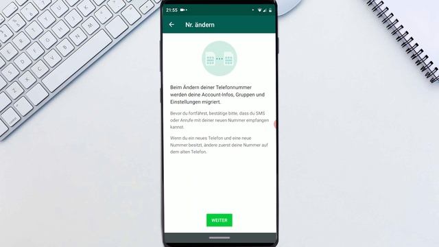 WhatsApp Nummer ändern für Android-Nutzer смотреть онлайн