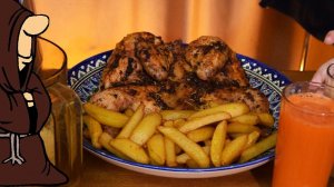 Курица-Гриль с Пропариванием сочная и вкусная Картошка-Фри в Мультипечи с паром