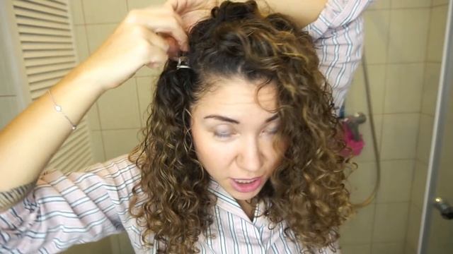 Кудрявые волосы: как восстановить укладку утром? Как освежить кудри? Мой стайлинг смотреть онлайн