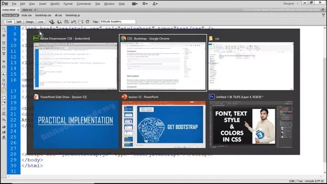 Introduction to Bootstrap||CSS Get Bootstrap|| Bootstrap Tutorial for Beginners смотреть онлайн