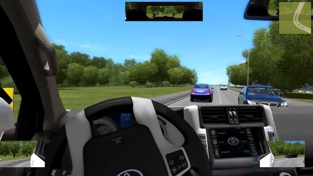City Car Driving 【1.4】Toyota Land Cruiser Prado 左側通行ランドクルーザープラド(ATミッション) 初心者運転 смотреть онлайн