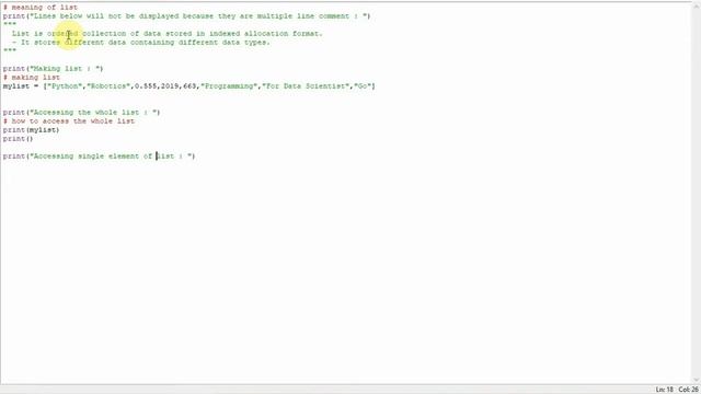 What are lists in Python : Python Tutorial смотреть онлайн