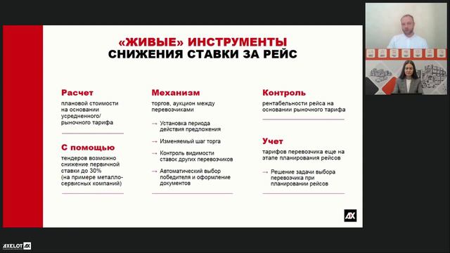 Перспективы взаимодействия с перевозчиками через AXELOT TMS