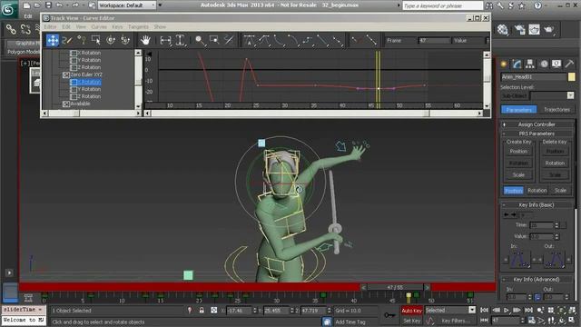 32_Completing_the_animation_of_the_heroine's_head смотреть онлайн
