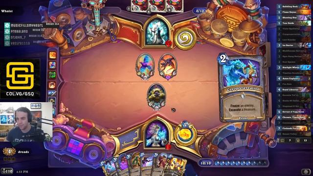 Chromie and TRIPLE Explorer Mage Run! - Hearthstone Arena смотреть онлайн