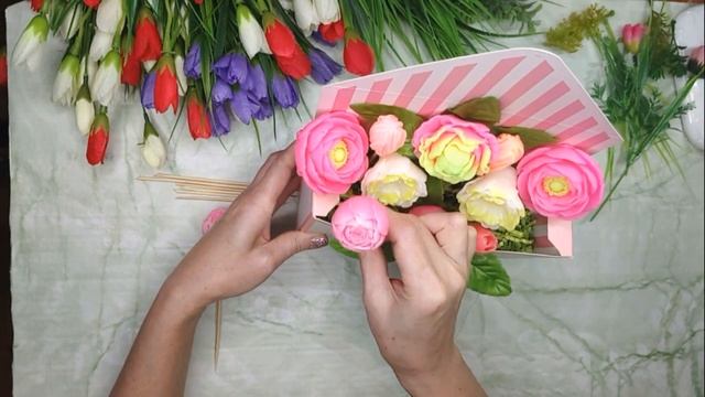 Как сделать букет из мыльных роз своими руками смотреть онлайн