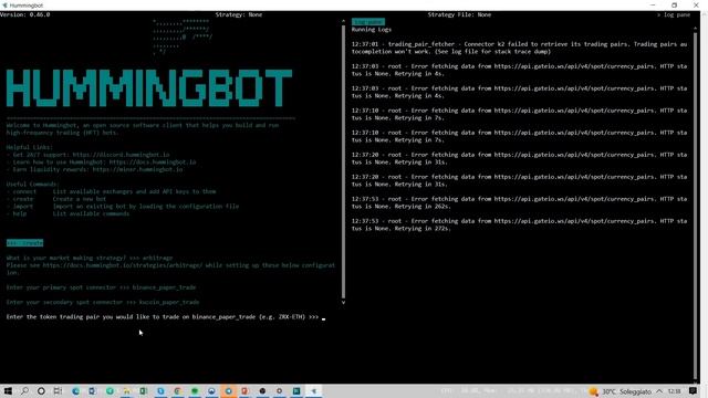 Create An Arbitrage Crypto Bot With Hummingbot Platform