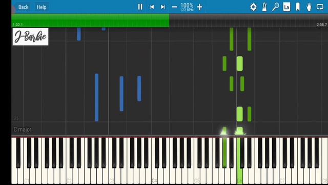 Two Voices One Song - Barbie and the Diamond Castle (Piano Cover/Tutorial) смотреть онлайн