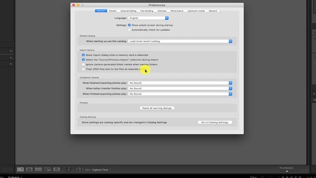 Lightroom Classic CC - Preferences Import Options | Tutorial смотреть онлайн