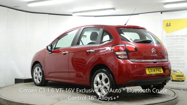 Citroen C3 1 6 VTi 16V Exclusive 5dr Auto смотреть онлайн