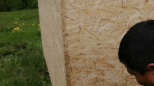 Бытовка из ОСП за 6500 рублей. Своими руками.