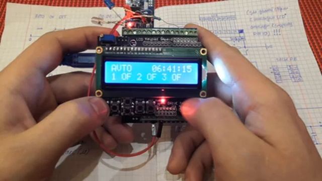 Свет для Аквариума своими руками на ARDUINO. Плавный рассвет закат. Управление освещением смотреть онлайн