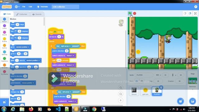 coin collector game part 2. Making coin script and player script. смотреть онлайн