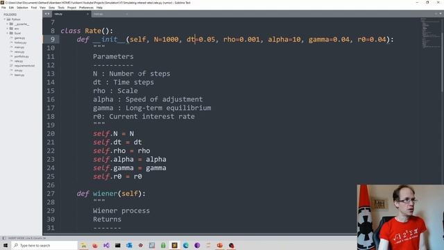How to simulate interest rates in Python? смотреть онлайн